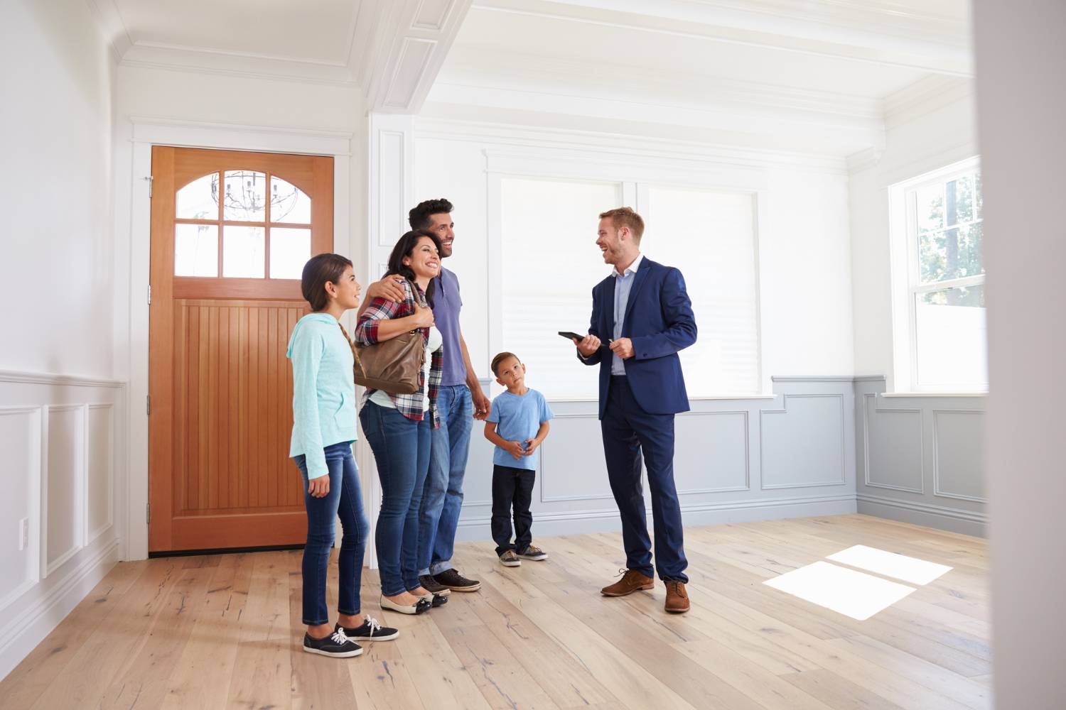 A family searches for a home in Greenwood, Nova Scotia