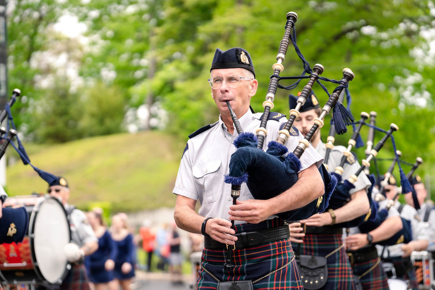 Bag Pipes at the Apple Blossom Festival