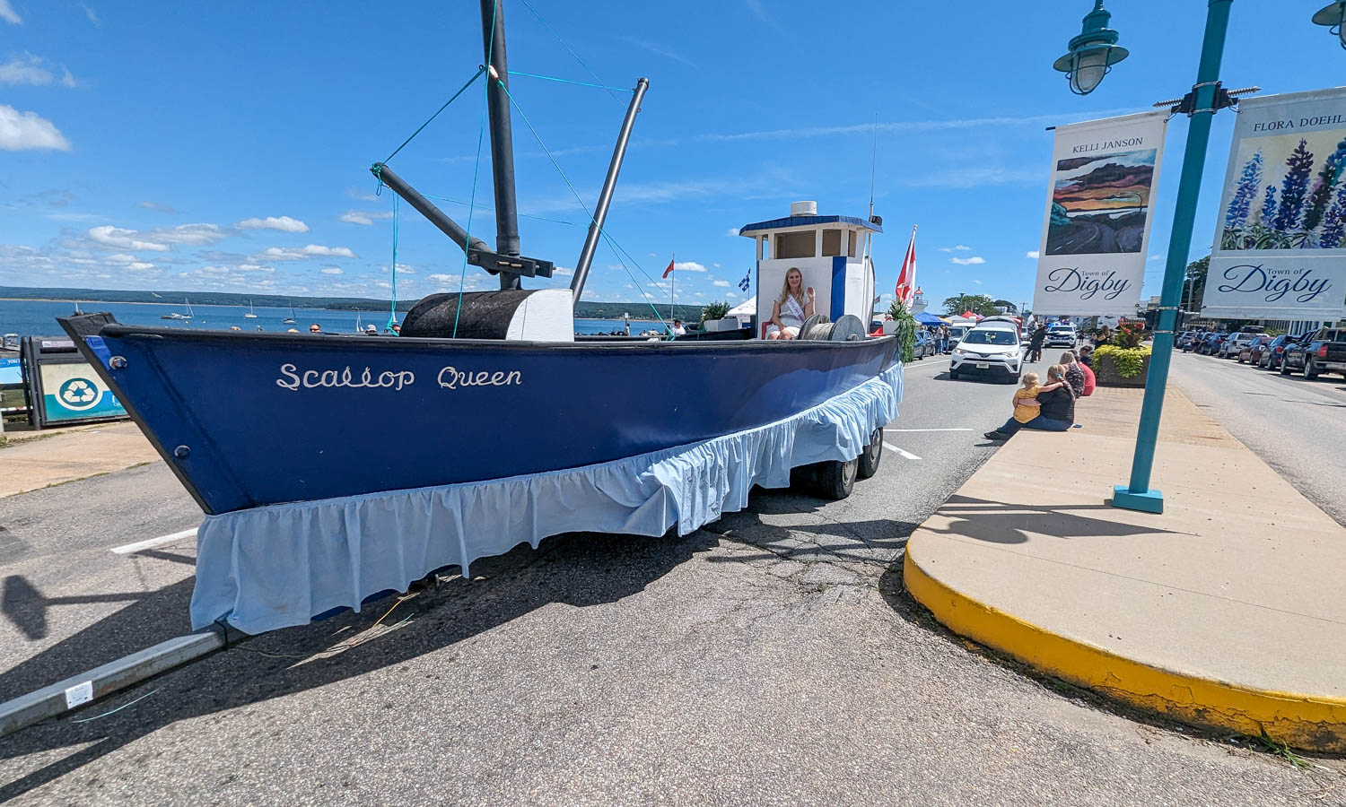 A boat float at Digby Scallop Days