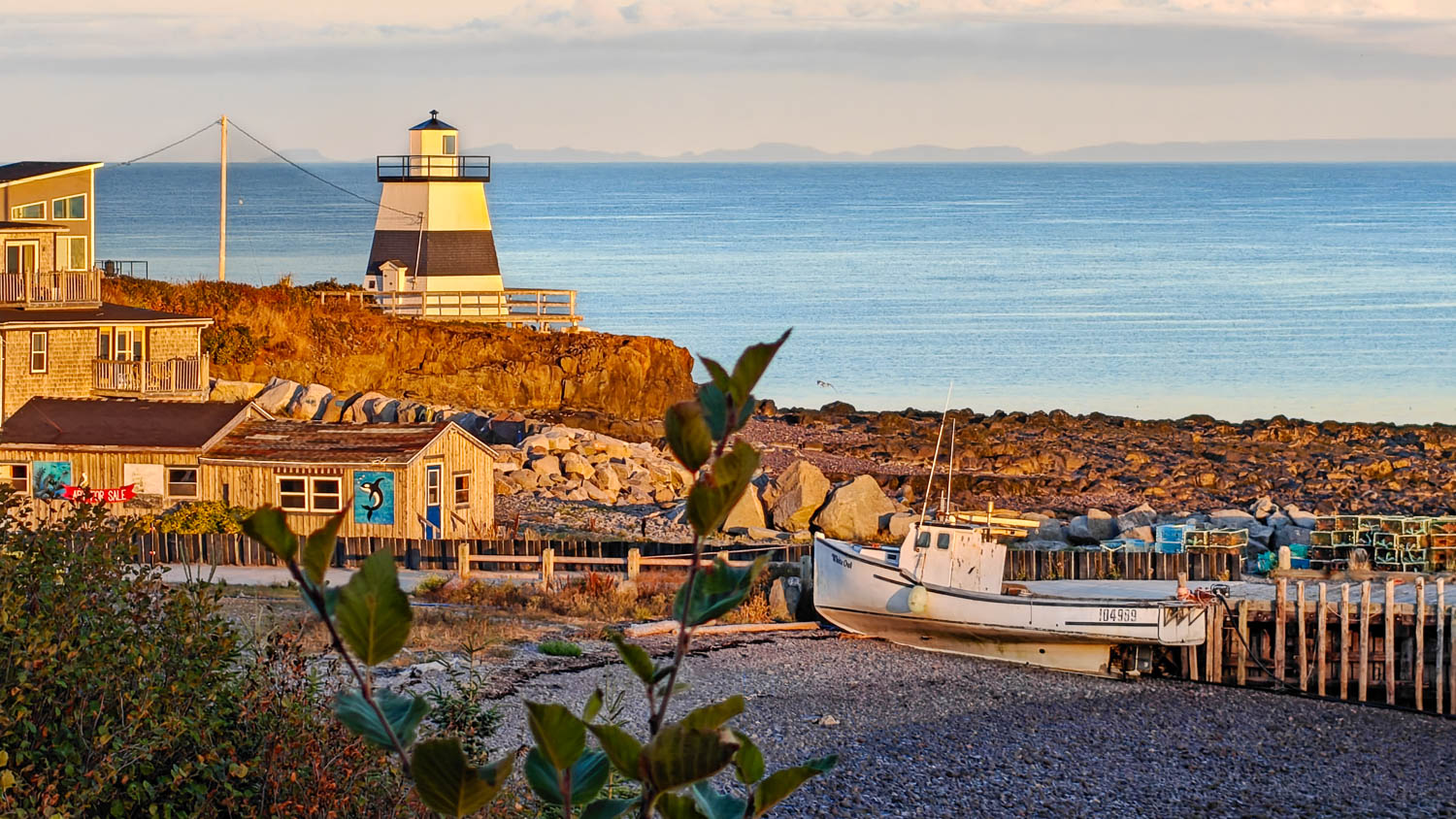 Margaretsville Nova Scotia at sunrise