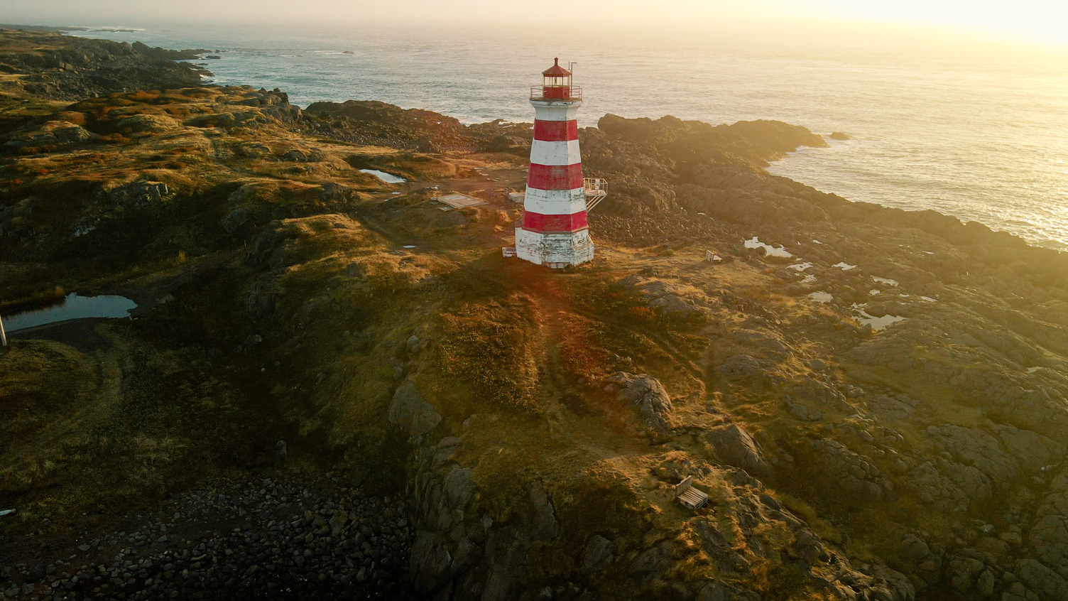 Brier Island Lighthouse near Digby, Nova Scotia